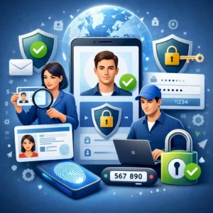 Verifikasi Verifikasi identitas dan keamanan akun pengguna